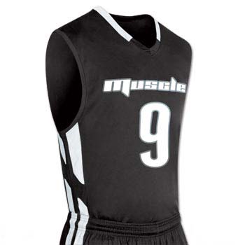 black basketball jersey