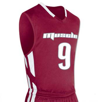 maroon basketball jersey