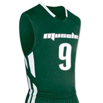 forest green basketball jersey