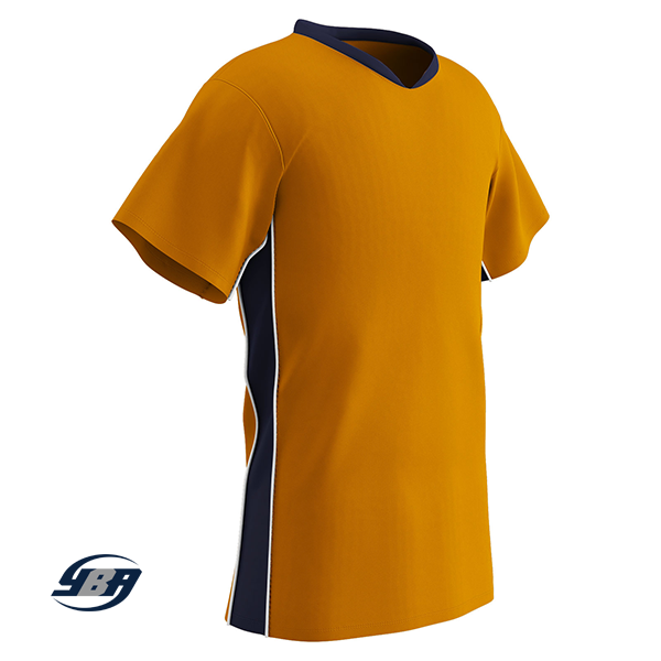 header soccer jersey orange with navy