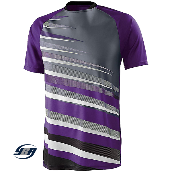 Galactic Soccer Jersey Purple with Gray