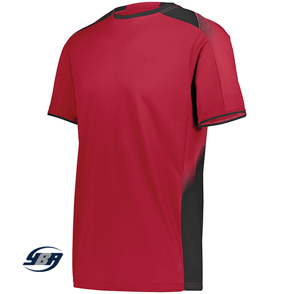 Ionic Soccer Jersey red with black