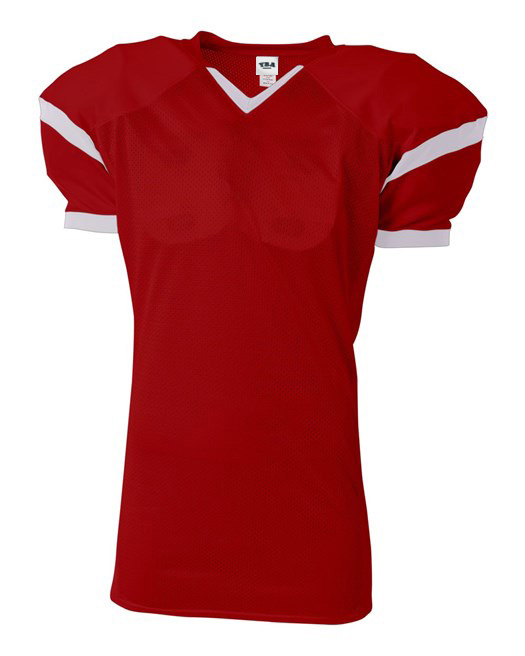 plain red jersey