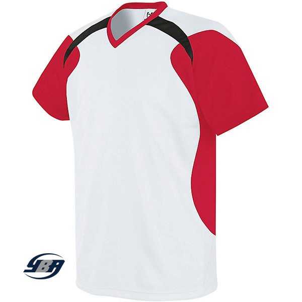 Tempest Soccer Jersey White with Red