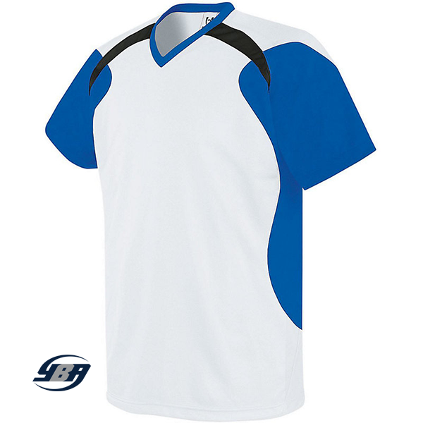 Tempest Soccer Jersey White with Royal