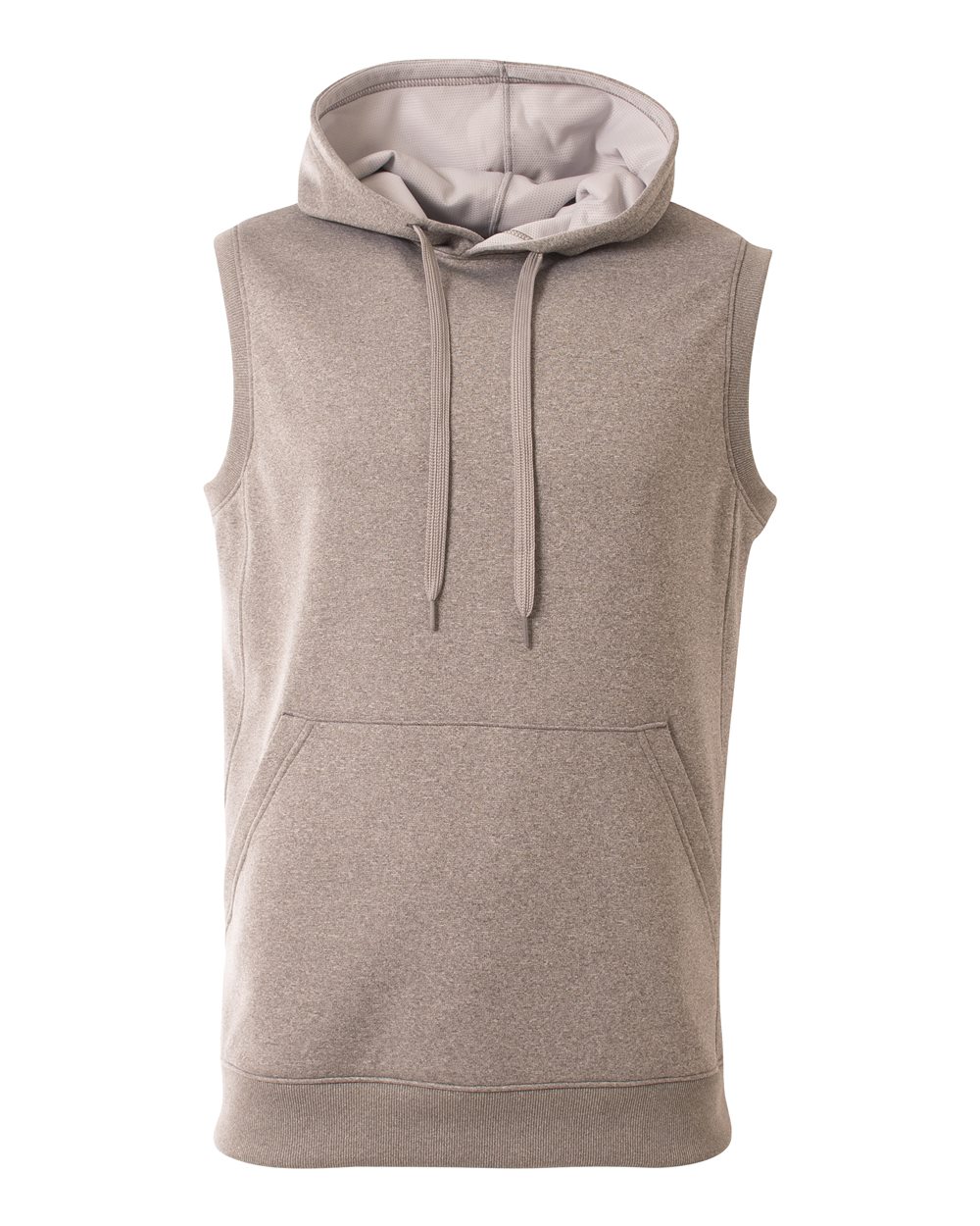 agility sleeveless hoodie heather