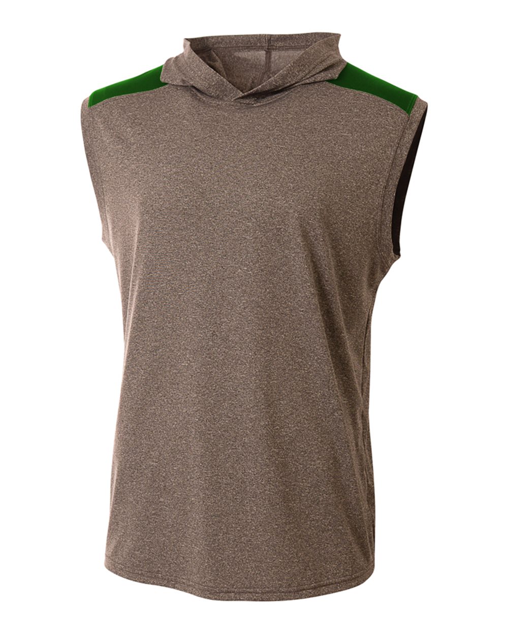 basketball warm-up sleeveless hoodie forest