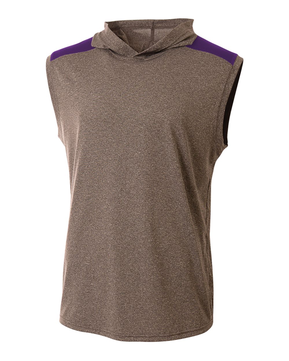 basketball warm-up sleeveless hoodie purple
