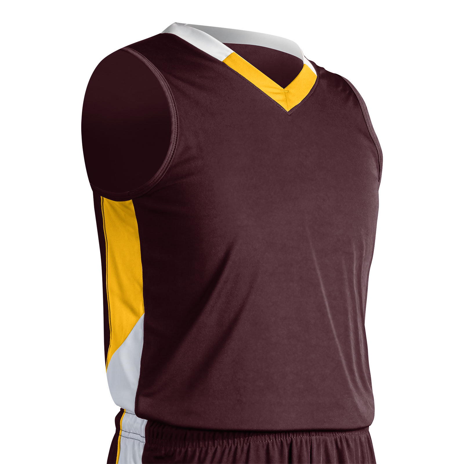 rebel basketball jersey maroon and gold