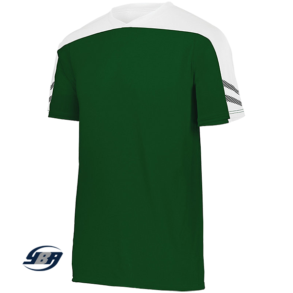 Anfield Soccer Jersey forest green with white