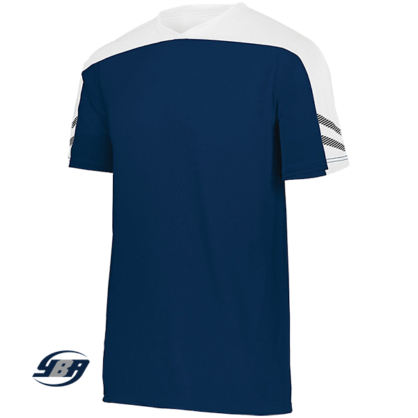 Anfield Soccer Jersey navy with white