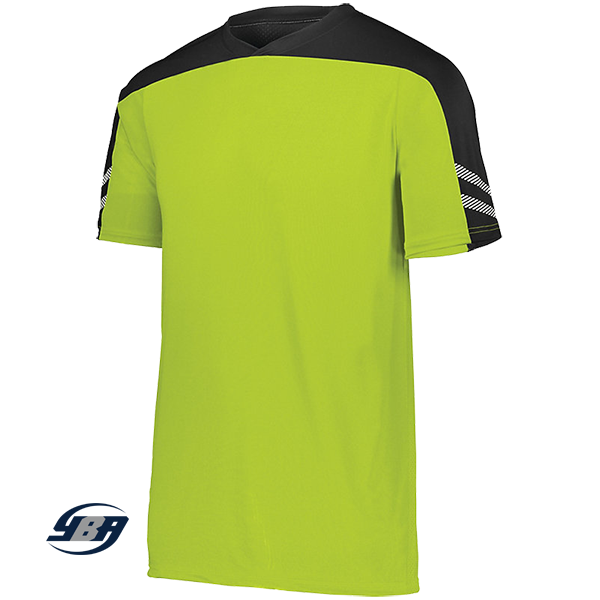 Anfield Soccer Jersey lime with black