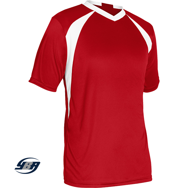 sweeper soccer jersey red