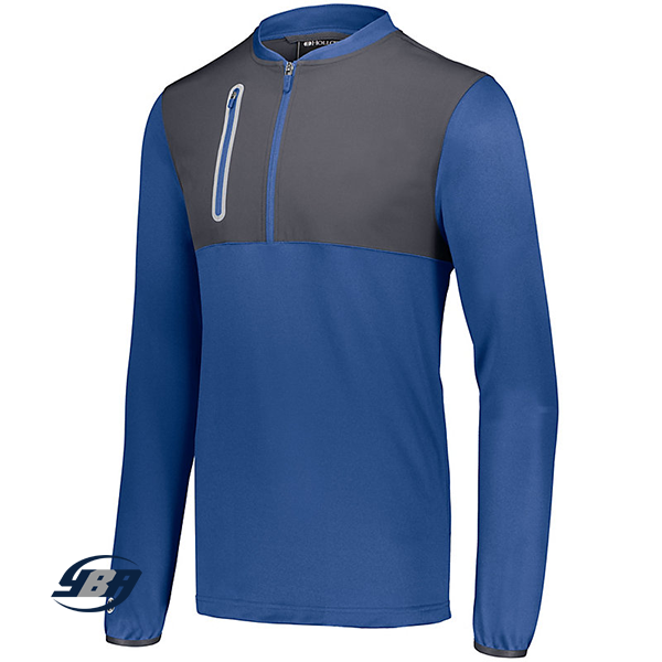 Weld Hybrid Pullover Royal with Carbon