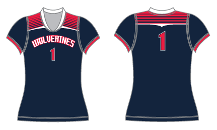 Women's Cutter Volleyball Jersey #1015 - YBA Shirts