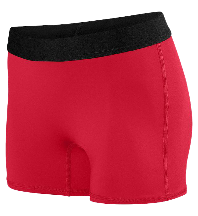 LADIES HYPERFORM FITTED VOLLEYBALL SHORTS - YBA Shirts